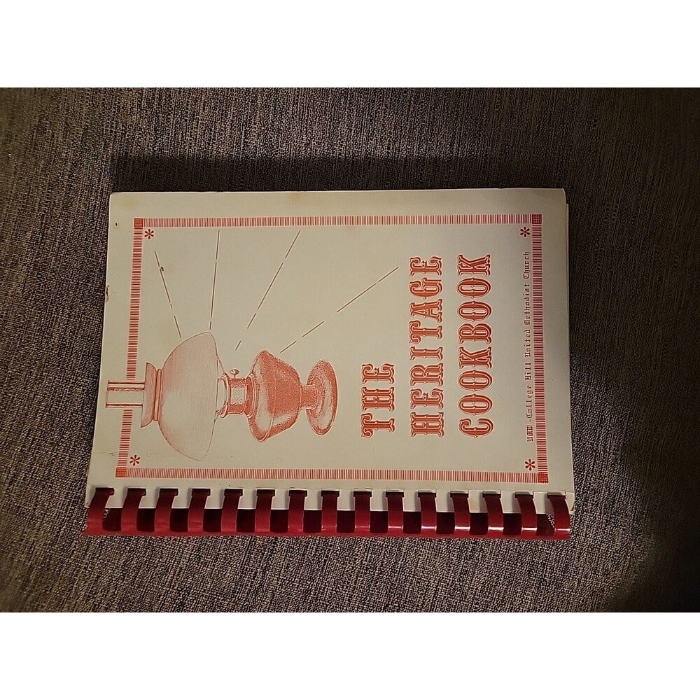 Vtg Heritage Cookbook Texarkana AR 1983 College Hill United Methodist Church Ark